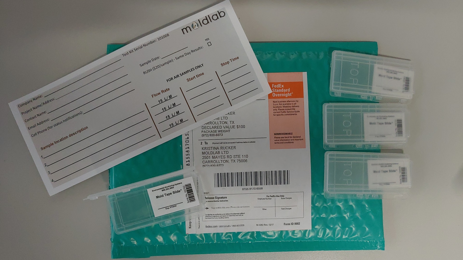 Professional Mold Test Kits - Moldlab, Ltd.